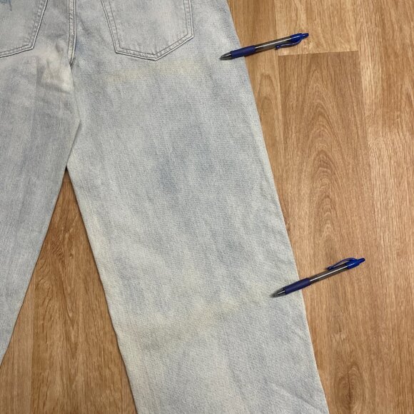 WILD FABLE JEANS 90'S RELAXED STRAIGHT DETACH WAIST LIGHT WASH MID RISE BLUE - Picture 13 of 13